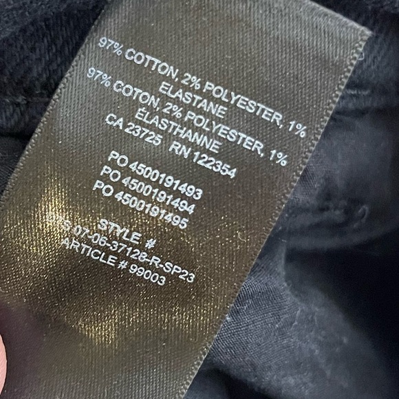 Aritzia Wilfred Free Black Modern Cargo Pant Button Fly Size 6 - Picture 7 of 7